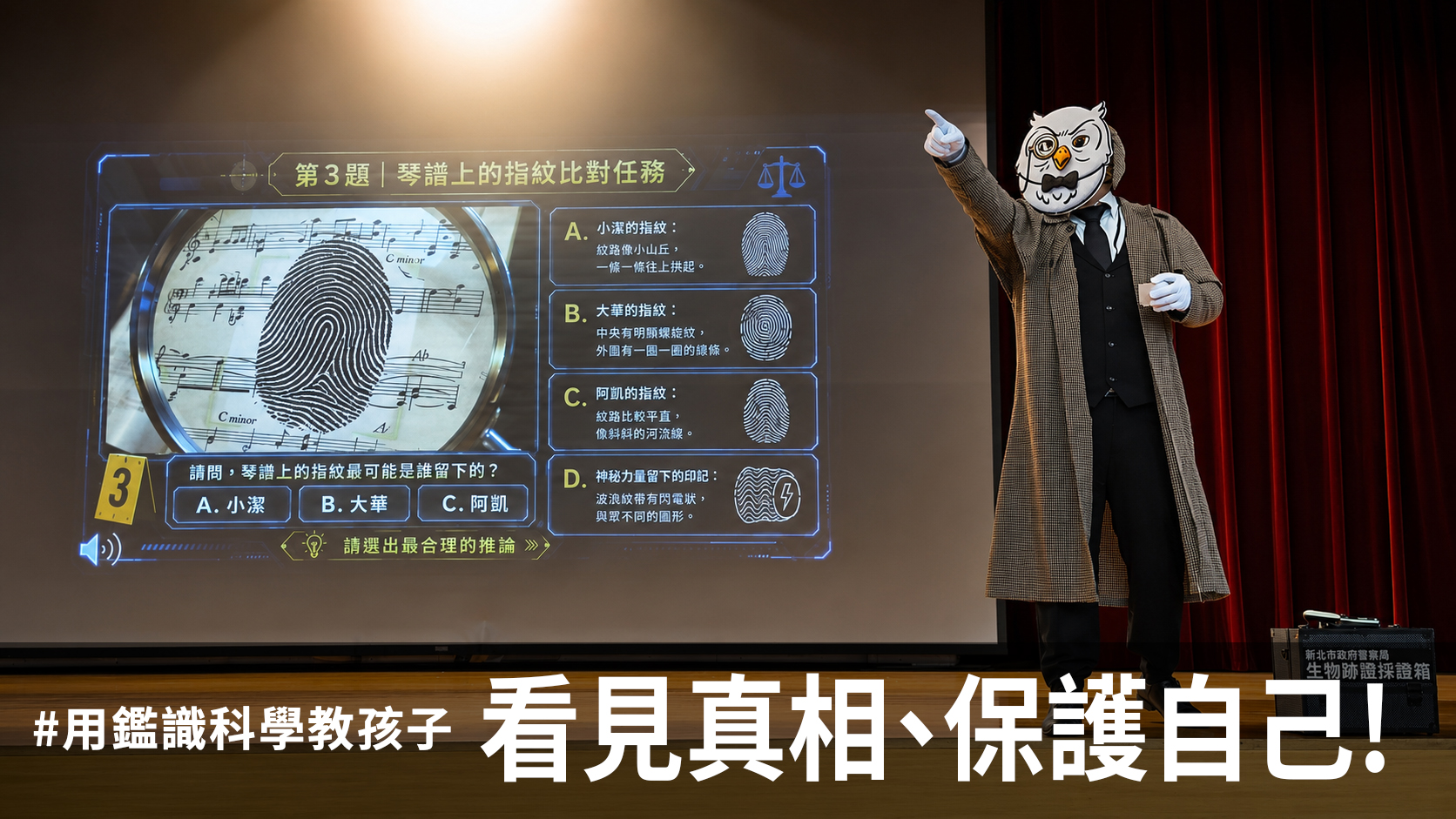 假面終極生存戰登場!115年CSI偵探體驗營 用鑑識科學教孩子「看見真相、保護自己」